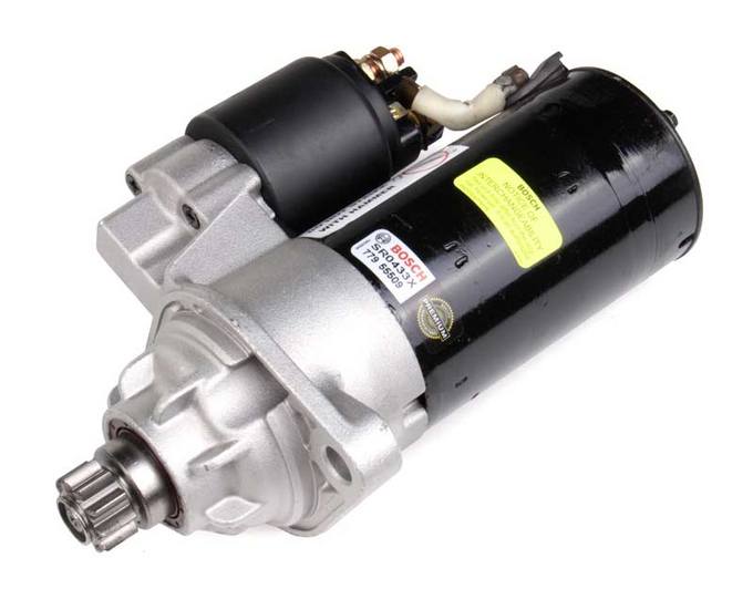 Audi VW Starter Motor (Rebuilt) 02M911023FX – Bosch SR0433X