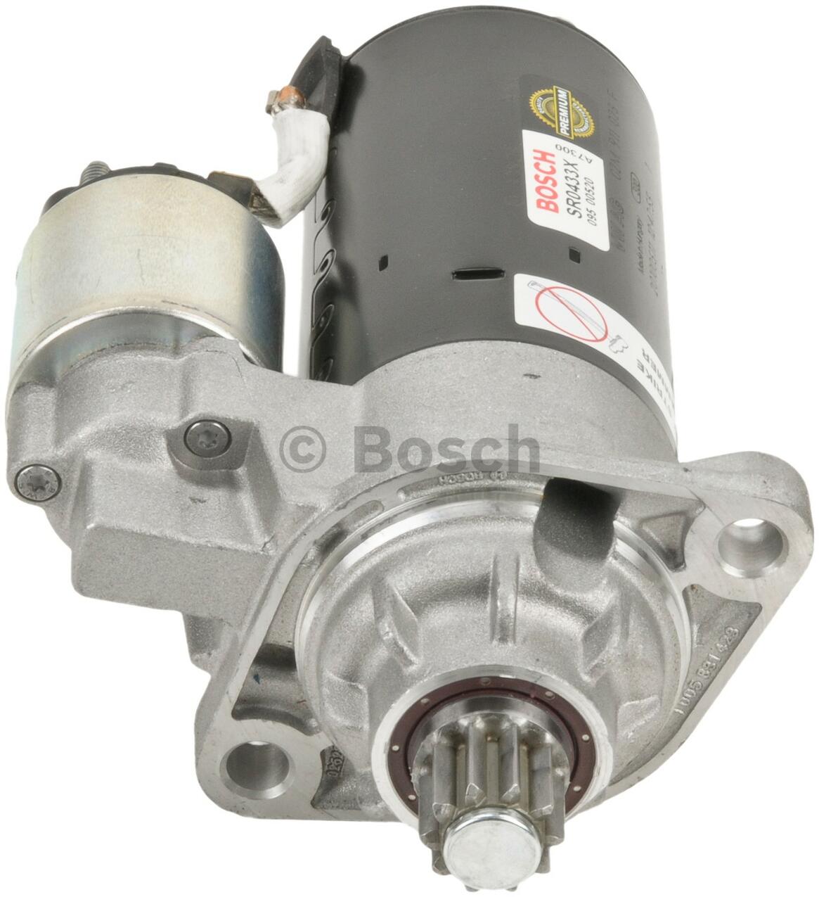 Audi VW Starter Motor (Rebuilt) 02M911023FX – Bosch SR0433X