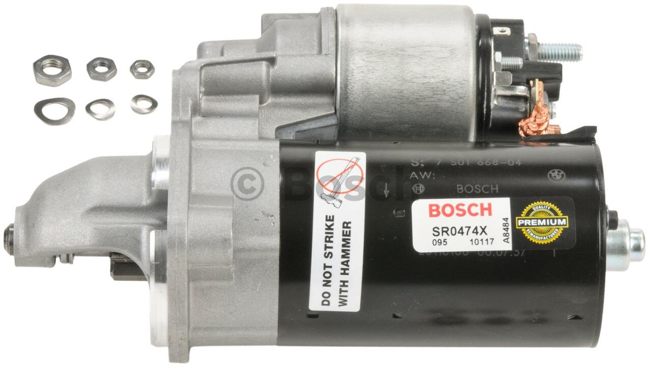 BMW Starter Motor (Rebuilt) 12417501738 – Bosch SR0474X