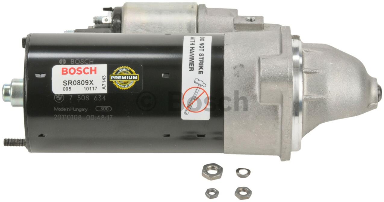 BMW Starter Motor (Rebuilt) 12417610351 – Bosch SR0809X