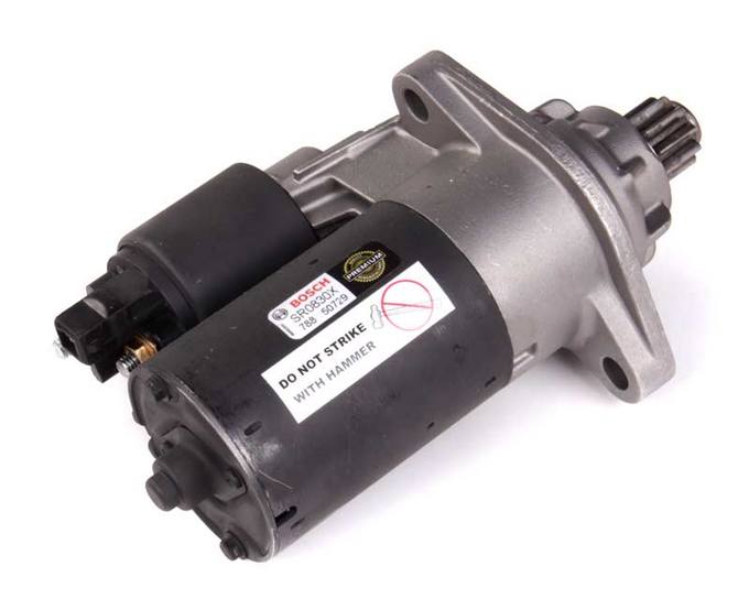 Audi VW Starter Motor (Rebuilt) 02M911023X – Bosch SR0830X