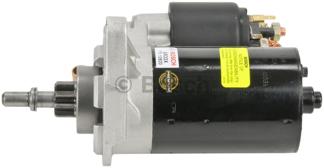 VW Starter Motor (Rebuilt) 020911023NX – Bosch SR33X