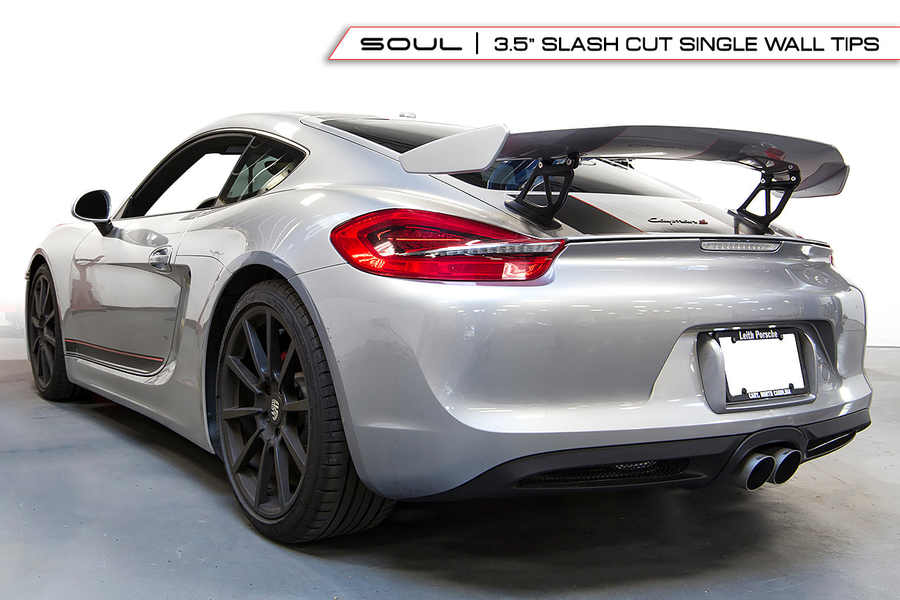 Soul Performance Products - Bolt-On X-Pipe With Tips (Cayman / Boxster 981)