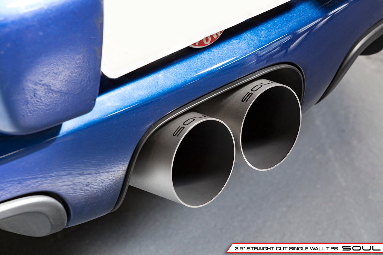 Soul Performance Products - Bolt-On X-Pipe With Tips (Cayman / Boxster 981)