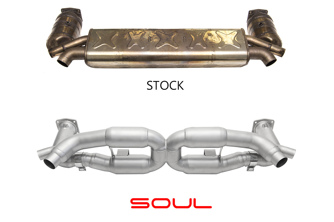 Soul Performance Products - Competition X-Pipe Exhaust System (991 Turbo)