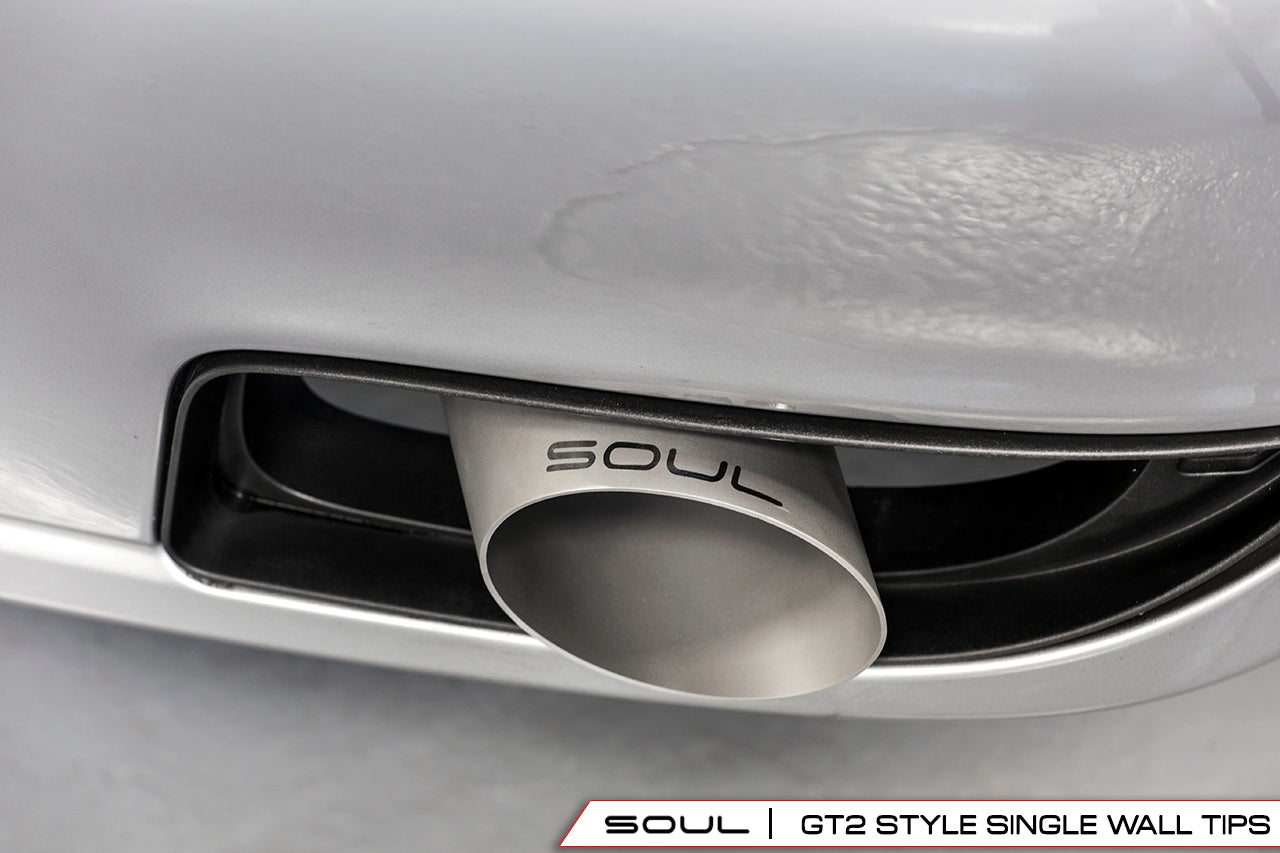 Soul Performance Products - GT2 Style Bolt On Exhaust Tips (997.1 Turbo)