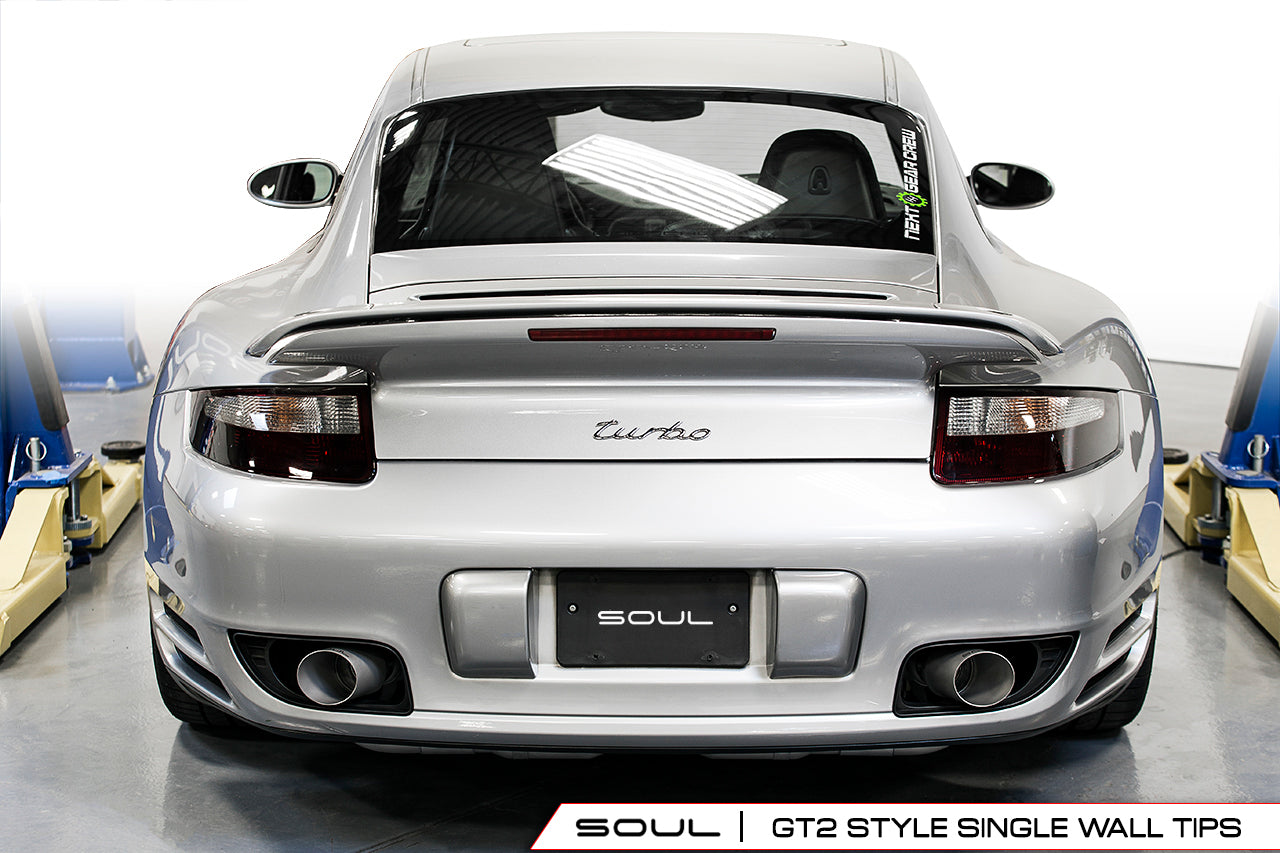 Soul Performance Products - GT2 Style Bolt On Exhaust Tips (997.1 Turbo)