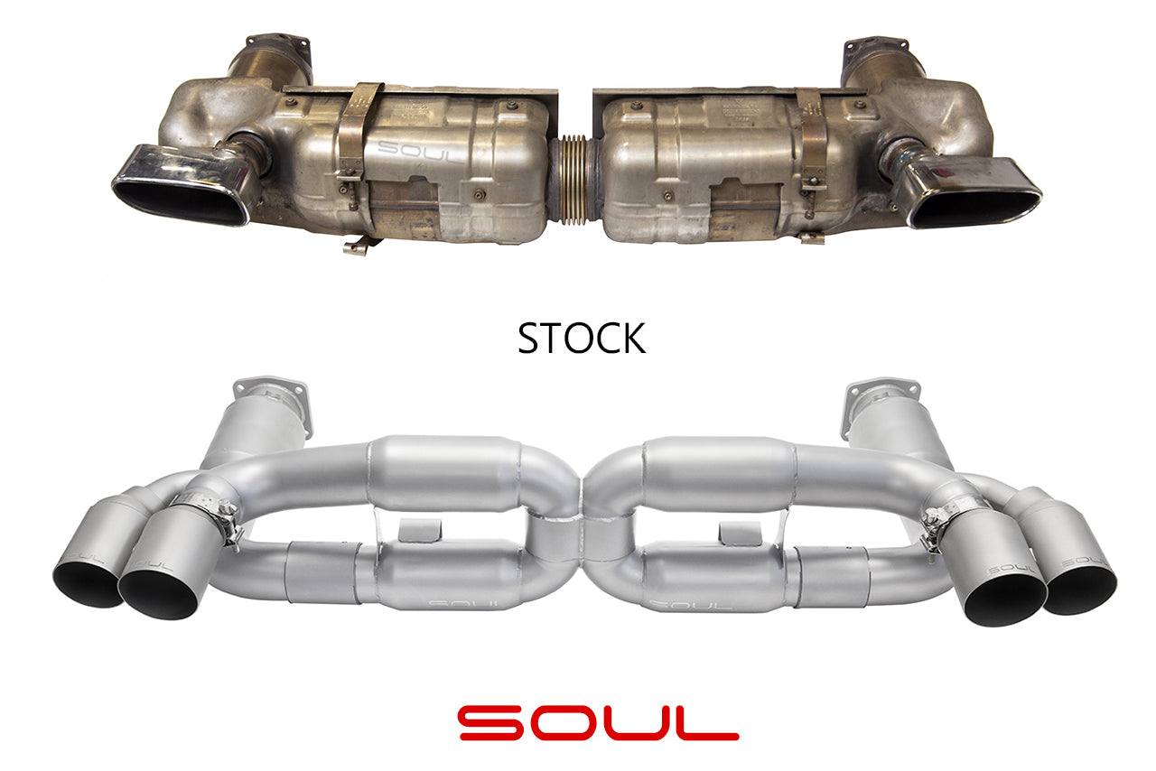 Soul Performance Products - Sport X-Pipe Exhaust System (997.1 Turbo)