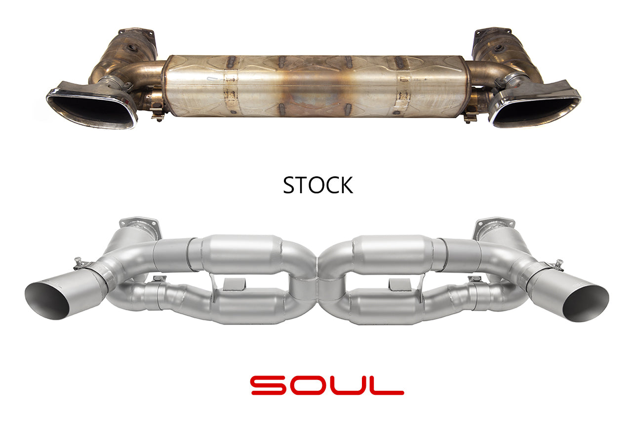 Soul Performance Products - Sport X-Pipe Exhaust System (997.2 Turbo)