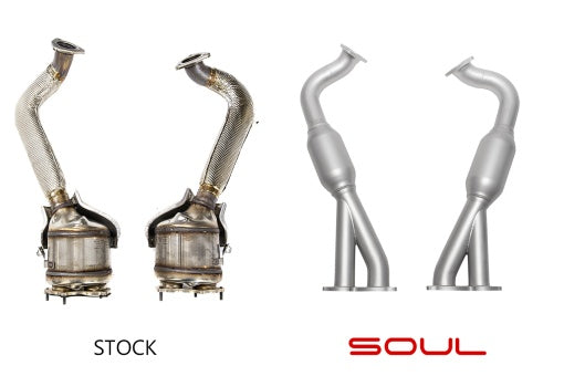 Soul Performance Products - Resonated Over Axle Pipes (718 GT4)