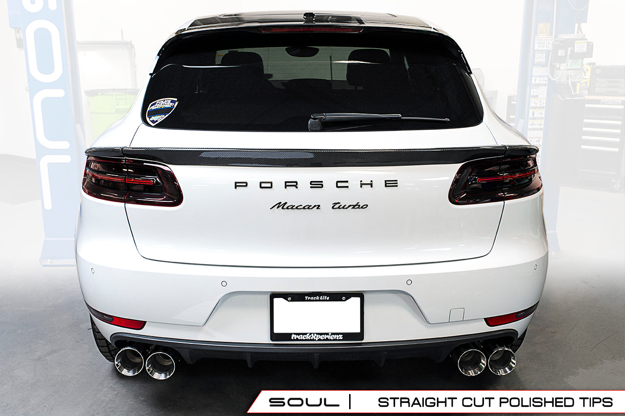 Soul Performance Products - Resonated Muffler Bypass Exhaust (Macan S / GTS / Turbo)