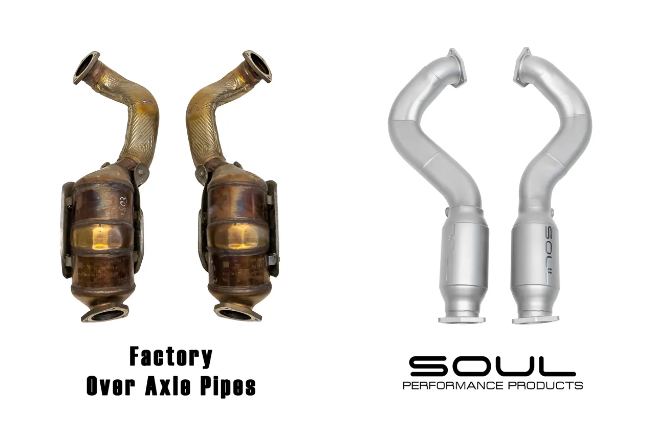 Soul Performance Products - Resonated Over Axle Pipes (718 GT4 RS)