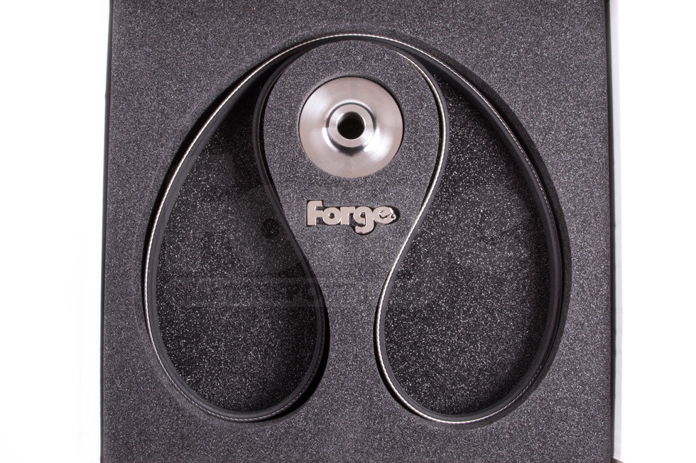 FORGE SUPERCHARGER REDUCTION PULLEY AND BELT