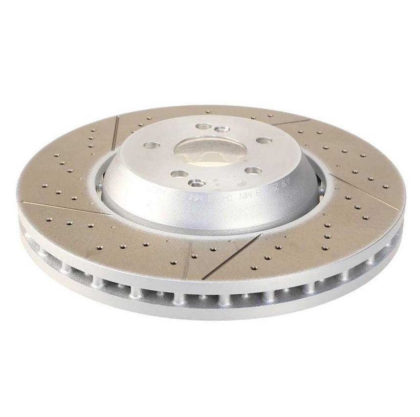 Mercedes Disc Brake Rotor – Front (360mm) (Drilled-Slotted-Composite) 2124210512