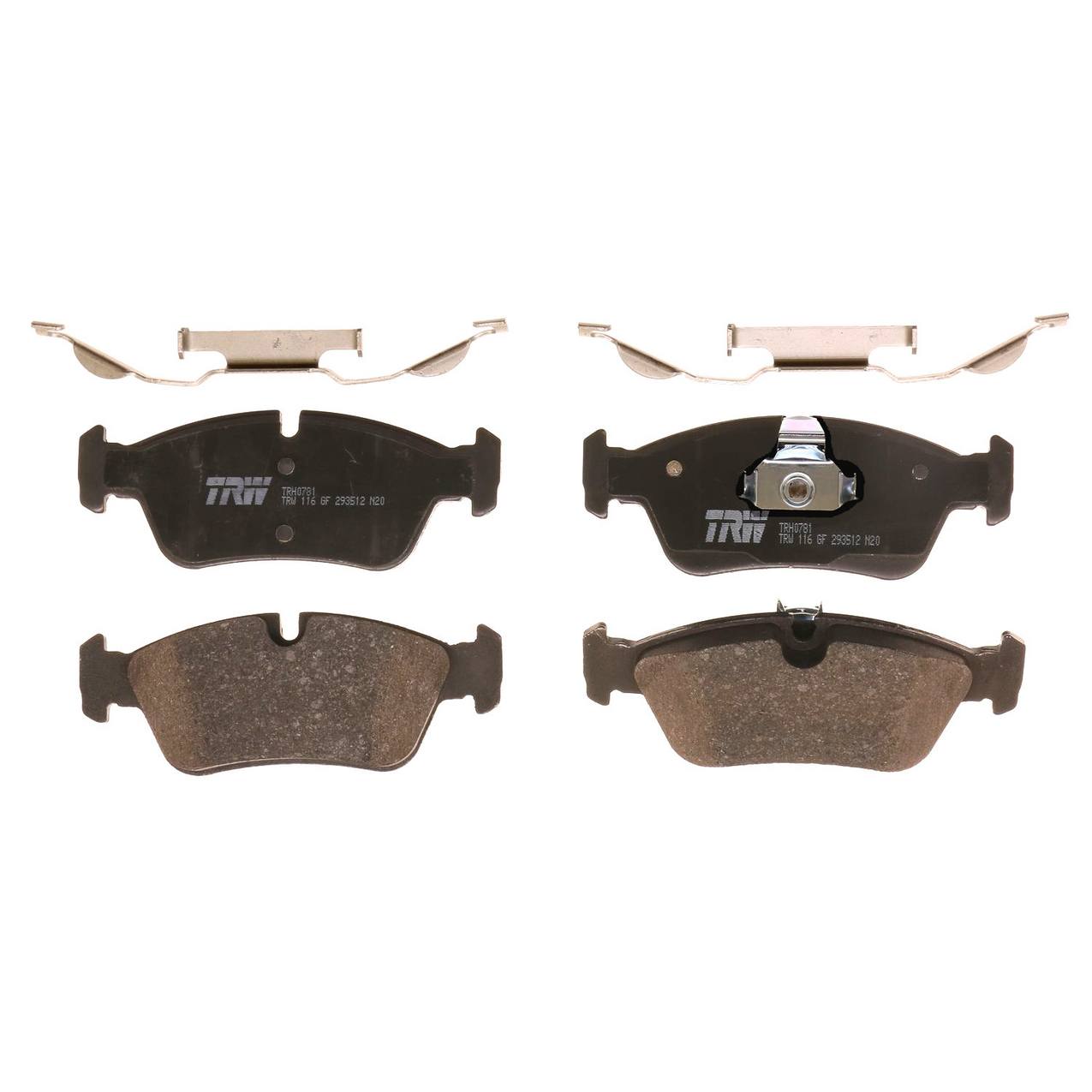 BMW Disc Brake Pad Set – Front (Low-Metallic) 34111160356