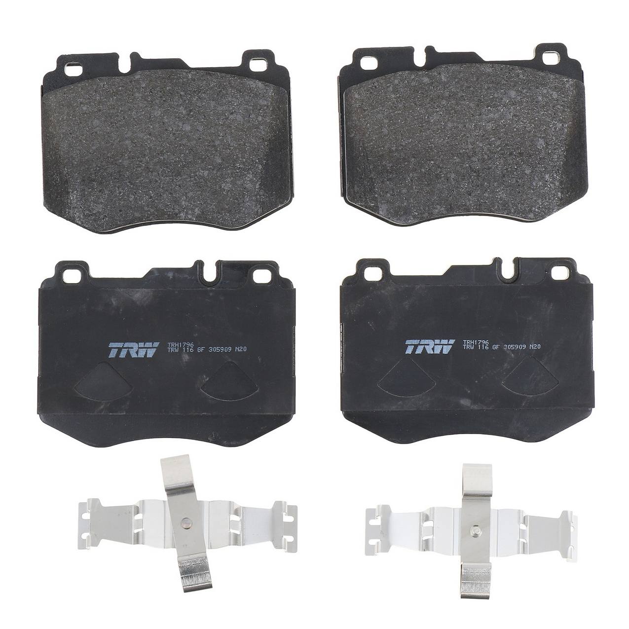 Mercedes-Benz Disc Brake Pad Set – Front (Low-Metallic) 0004206700