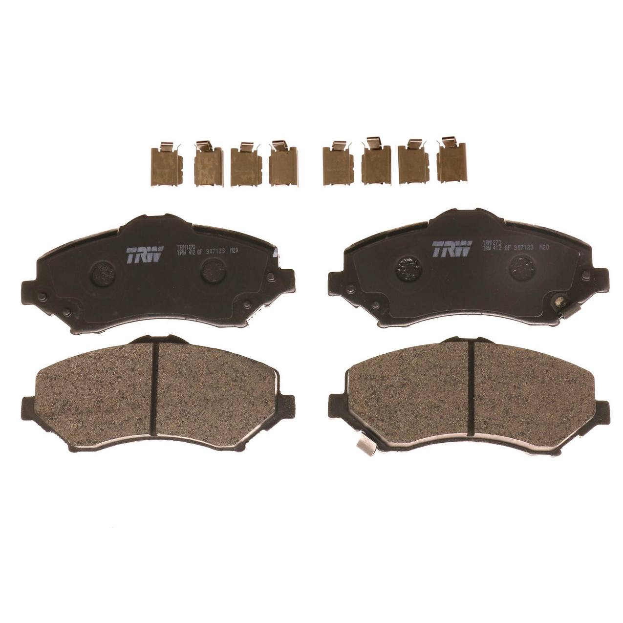 Volkswagen Disc Brake Pad and Rotor Kit – Front (302mm) (Drilled) (Metallic) – TRW Pro 4779783AB