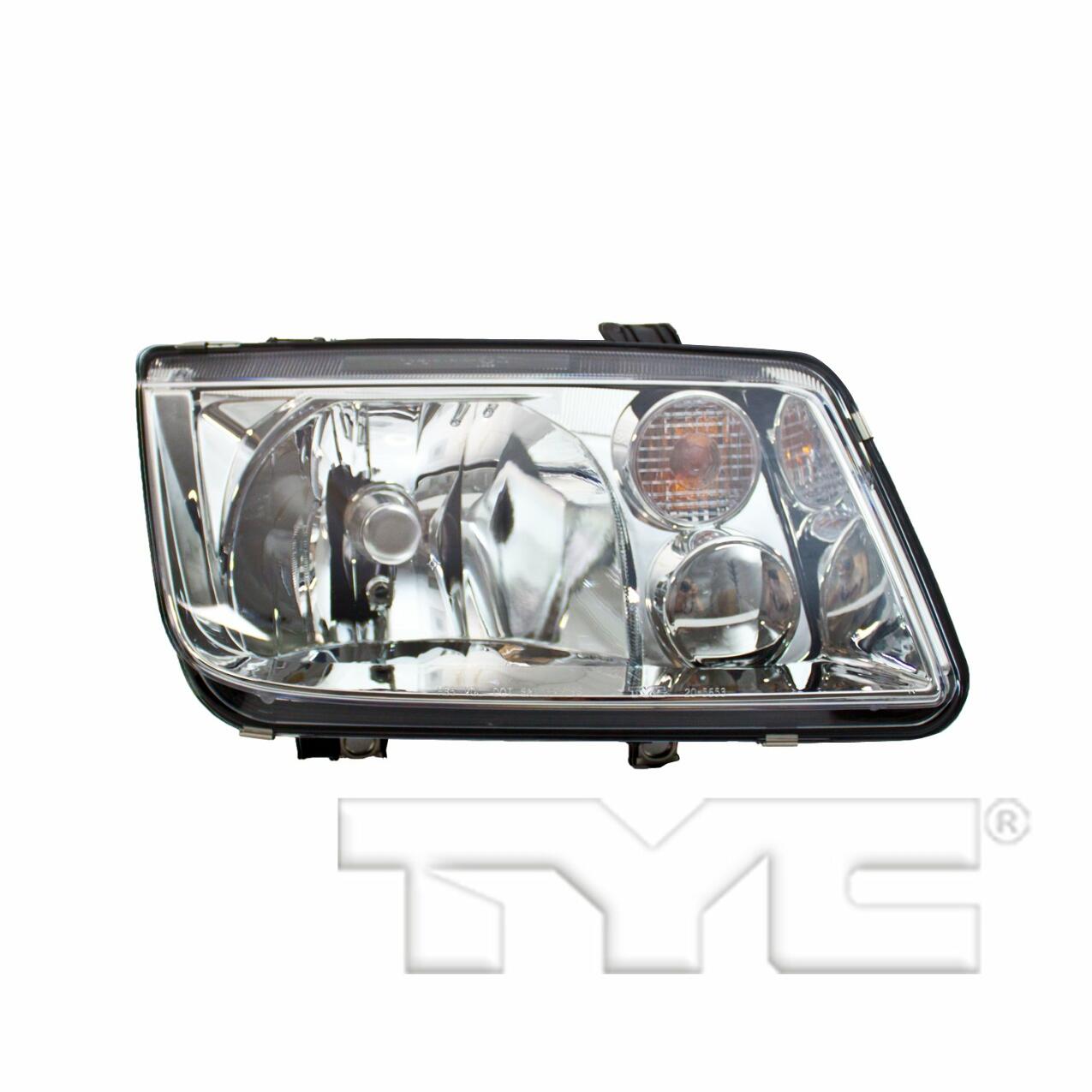 VW Headlight Assembly – Passenger Side 1J5941018AJ – TYC 205653001