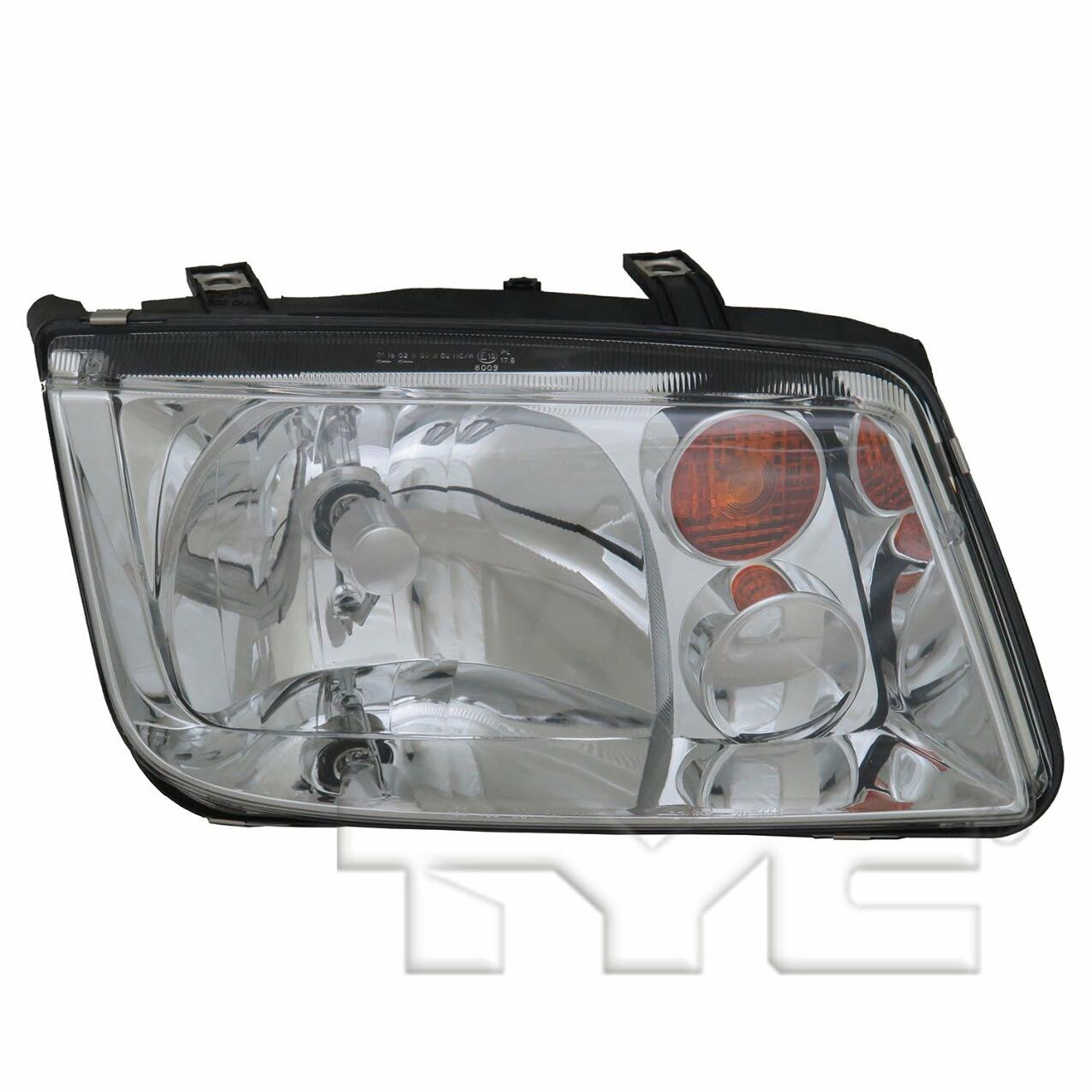 VW Headlight Assembly – Passenger Side (Halogen) (NSF) 1J5941018BJ – TYC 205653701