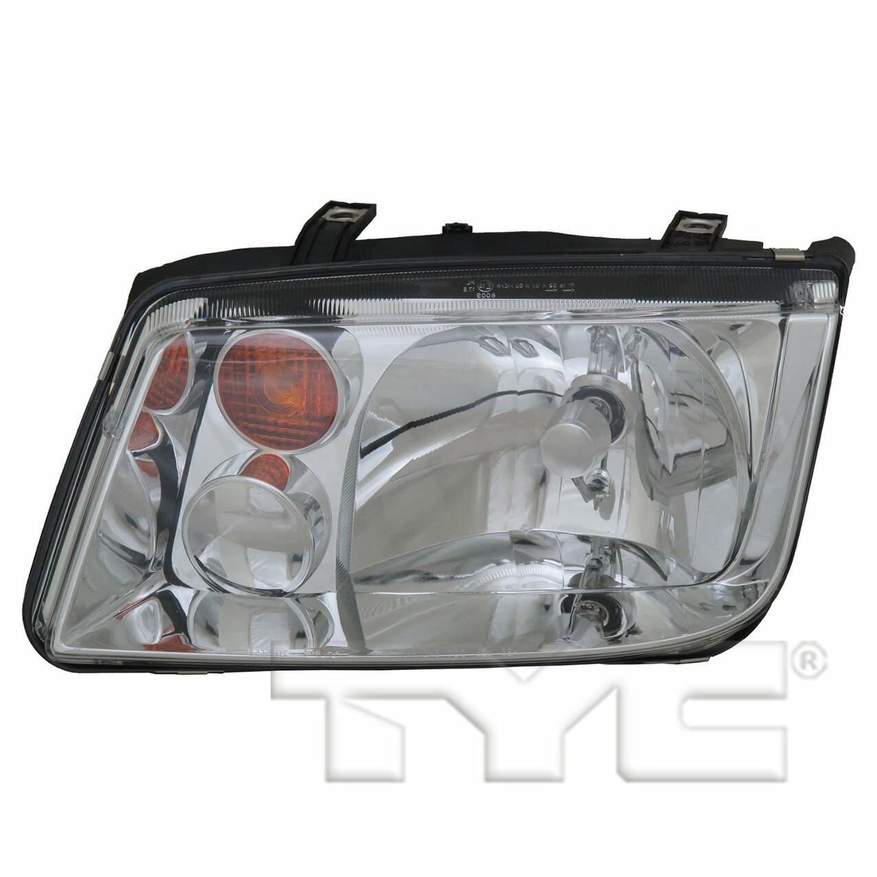 VW Headlight Assembly – Driver Side (Halogen) (NSF) 1J5941017BJ – TYC 205654701