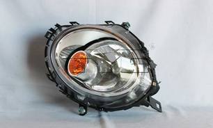 Headlight Assembly – Driver Side (Halogen) (With Yellow Turn Indicator)