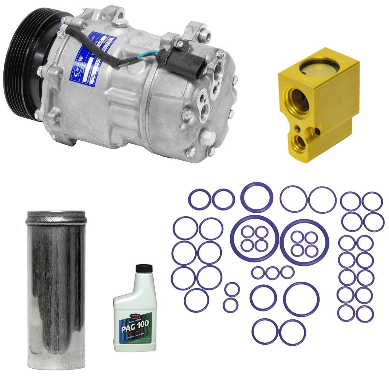 Audi VW A/C Compressor Kit KT 1066 – UAC