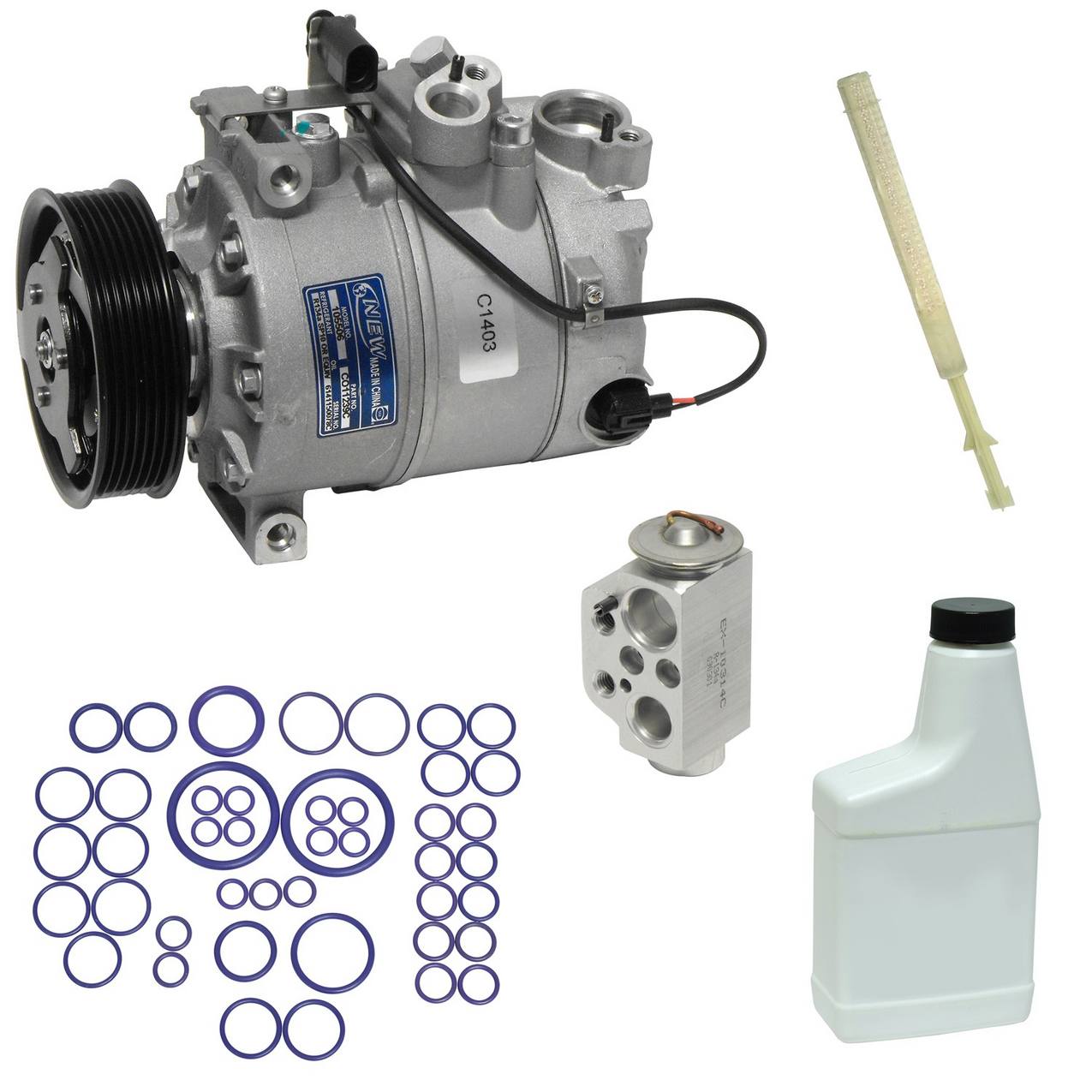 A/C Compressor Kit (Without Rear A/C)