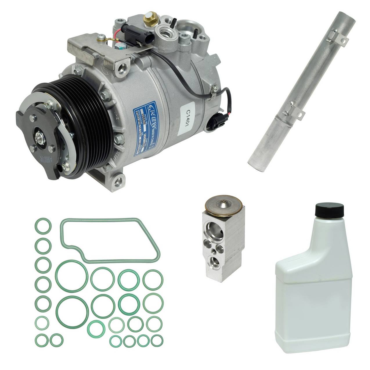 A/C Compressor Kit (Without Rear A/C)