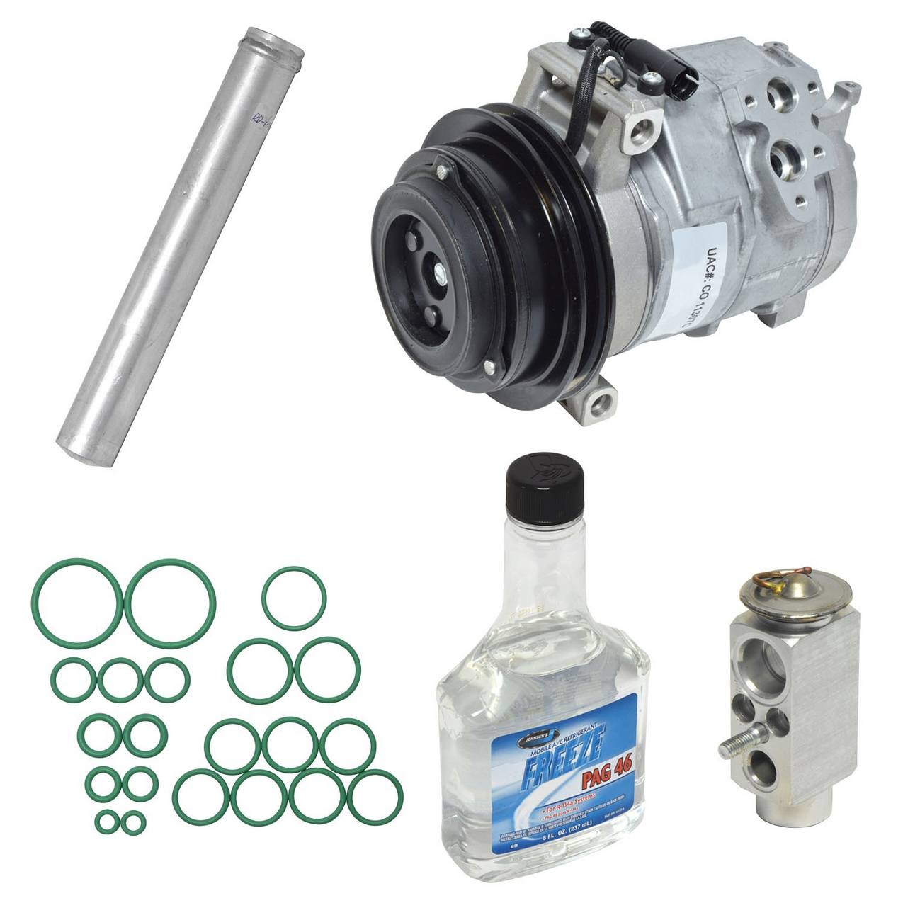 A/C Compressor Kit (Without Rear A/C)