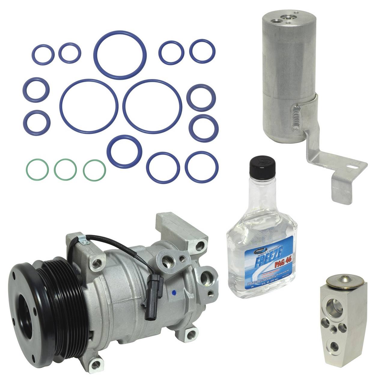 A/C Compressor Kit (Without Rear A/C)