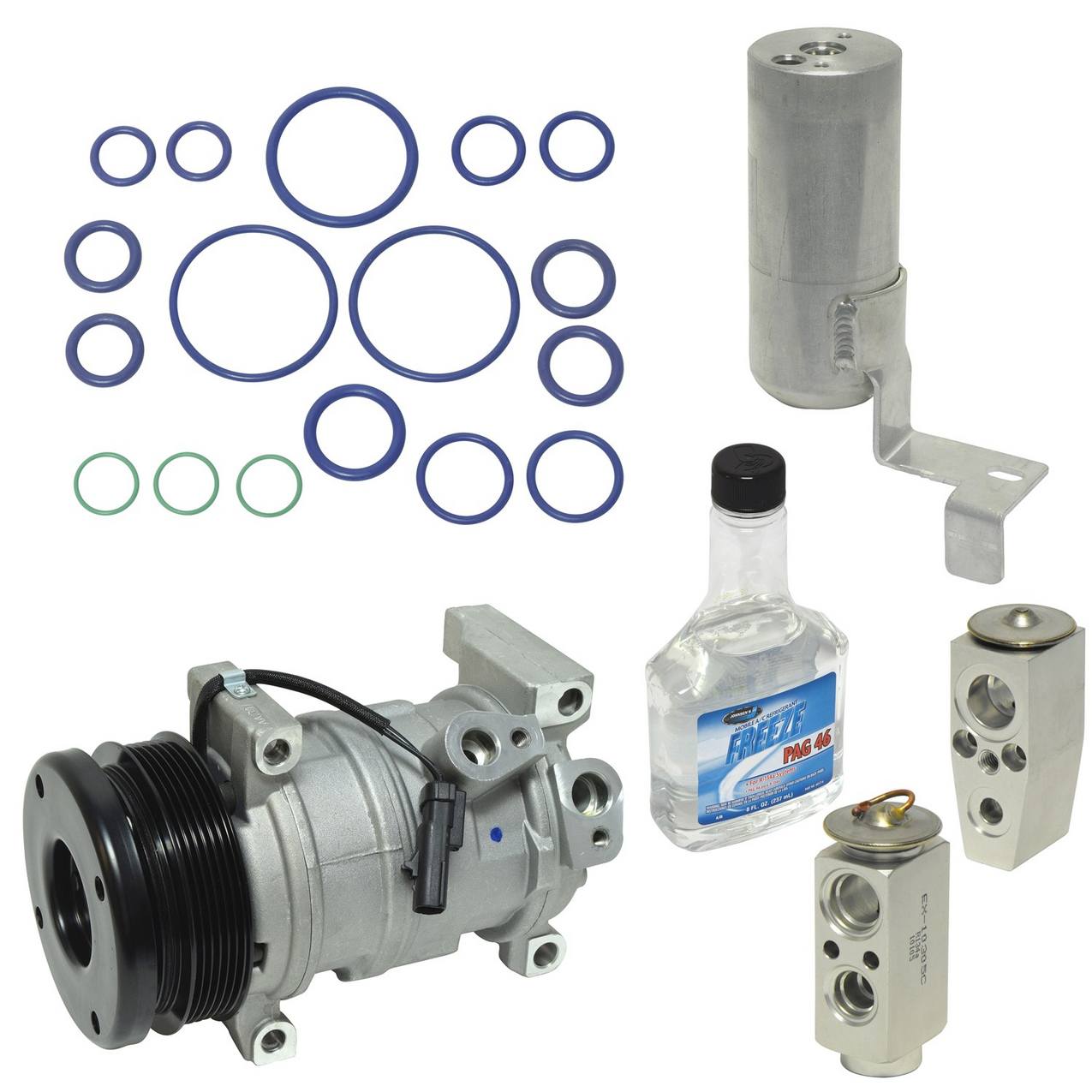 A/C Compressor Kit (With Rear A/C)