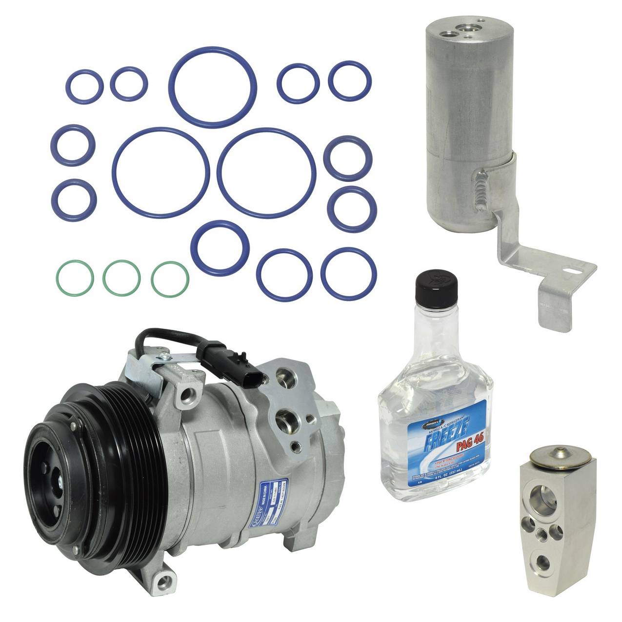 A/C Compressor Kit (Without Rear A/C)