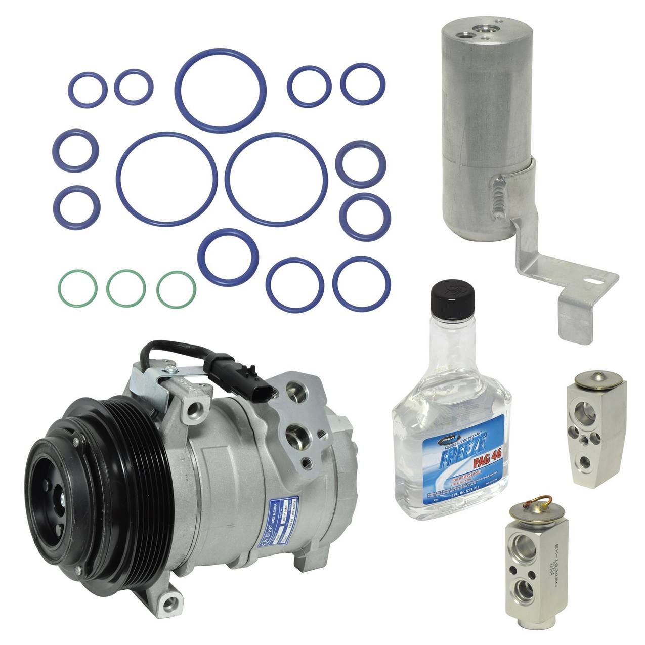 A/C Compressor Kit (With Rear A/C)