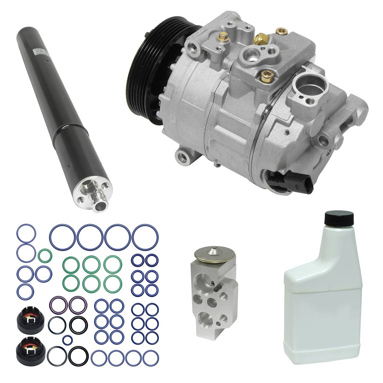 A/C Compressor Kit (With Sanden Compressor)