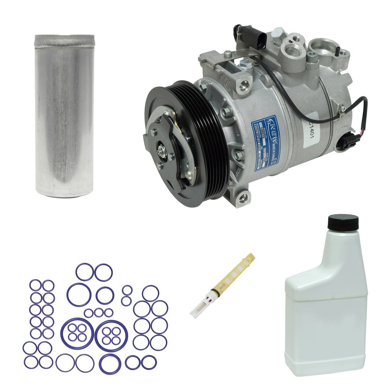 Audi A/C Compressor Kit KT 5372 – UAC