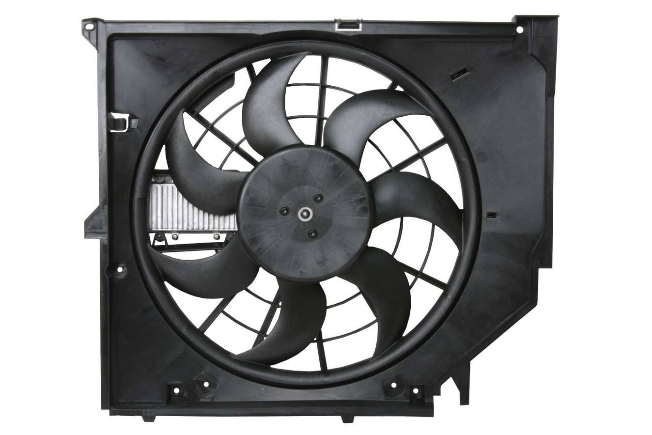 BMW Auxiliary Engine Cooling Fan Assembly (Located Between Radiator And Engine) 17117561757