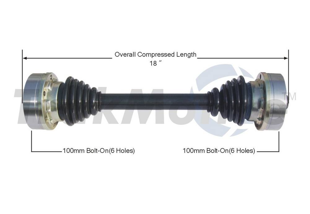 CV Axle Shaft – Rear Driver Side – Aftermarket VW8064