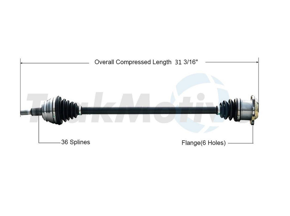 CV Axle Shaft – Front Passenger Side