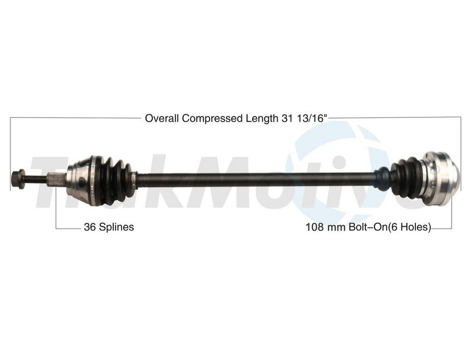 CV Axle Shaft – Front Passenger Side