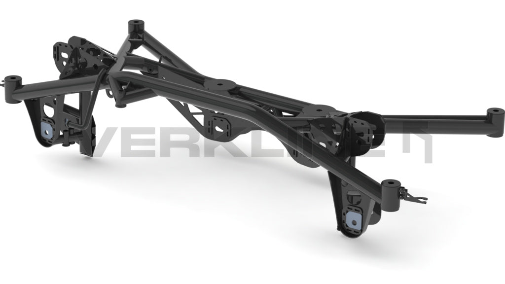 Rear Lightweight Tubular Subframe Drag - VAG RS3 S3 A3 TTRS TTS TT Golf Mk5 Mk6 Mk7 Seat Leon