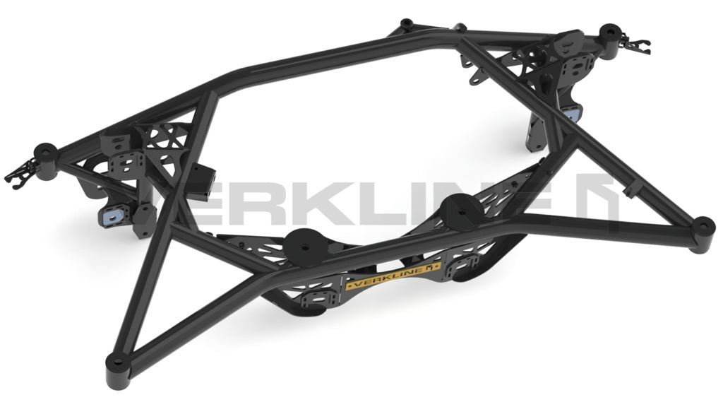 Rear Lightweight Tubular Subframe Drag - VAG RS3 S3 A3 TTRS TTS TT Golf Mk5 Mk6 Mk7 Seat Leon