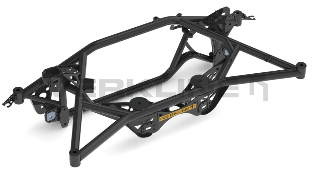 Rear Lightweight Tubular Subframe Track - VAG RS3 S3 A3 TTRS TTS TT Golf Mk5 Mk6 Mk7 Seat Leon