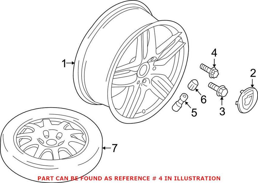 Porsche Wheel Lock Set WHT006979A – Genuine Porsche