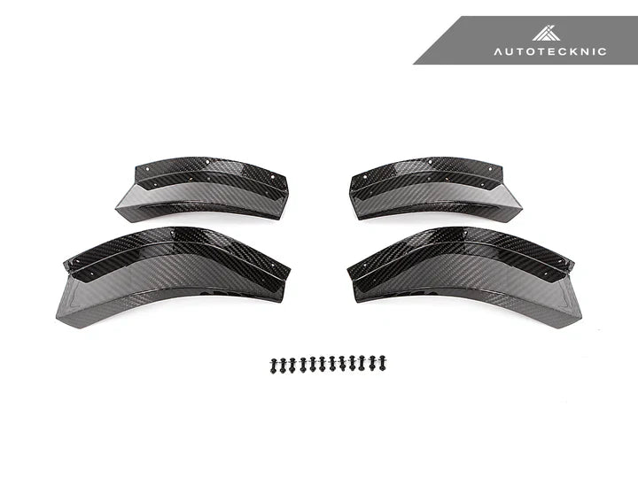 AutoTecknic G8X M3 / M4 Dry Carbon GT4 Bumper Canard Set