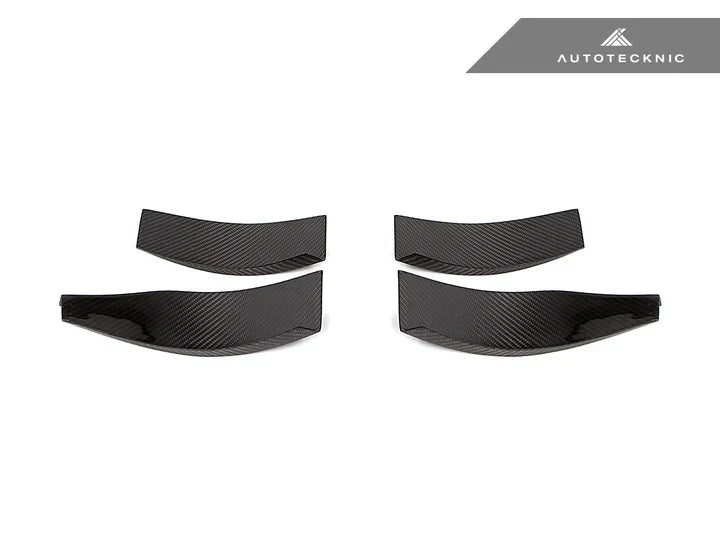 AutoTecknic G8X M3 / M4 Dry Carbon GT4 Bumper Canard Set