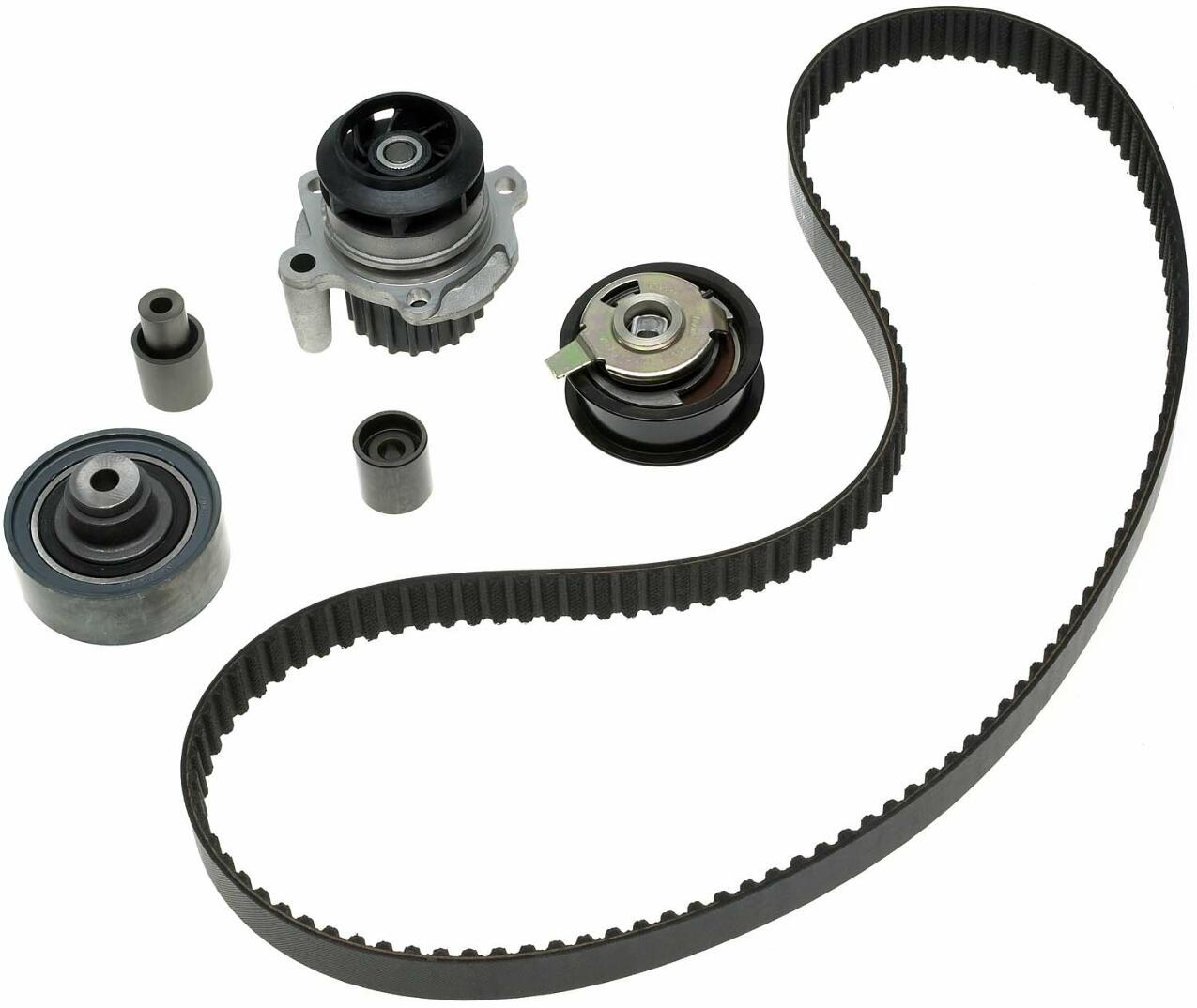 Engine Timing Belt Kit with Water Pump (With Plastic Impeller)