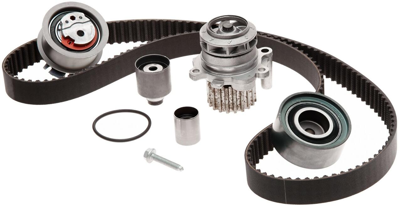 Engine Timing Belt Kit with Water Pump (With Metal Impeller)