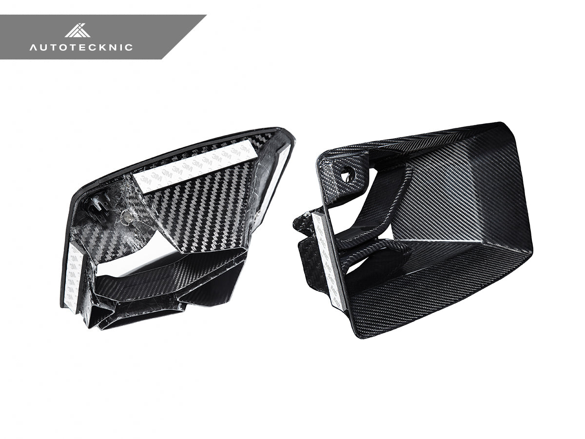 AutoTecknic G87 M2 Dry Carbon Podium Front Bumper Lower Vent Set