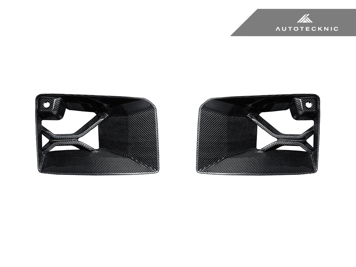 AutoTecknic G87 M2 Dry Carbon Podium Front Bumper Lower Vent Set