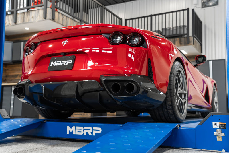 MBRP 12-21 Ferrari 812SF/812GTS/F12 6.3L/ 6.5L 3in Resonator Delete X-Pipe - T304